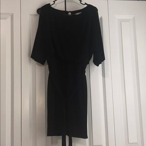 Jessica Simpson open sleeve black dress